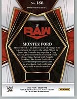 Vista 2 de 2022 Panini Select WWE #186 Montez Ford Premier Level Raw Wrestling Trading Card