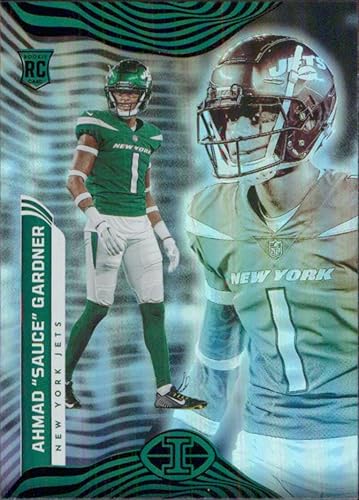 2022 Panini Illusions #21 Ahmad "Sauce" Gardner RC Rookie New York Jets NFL Football Trading Card