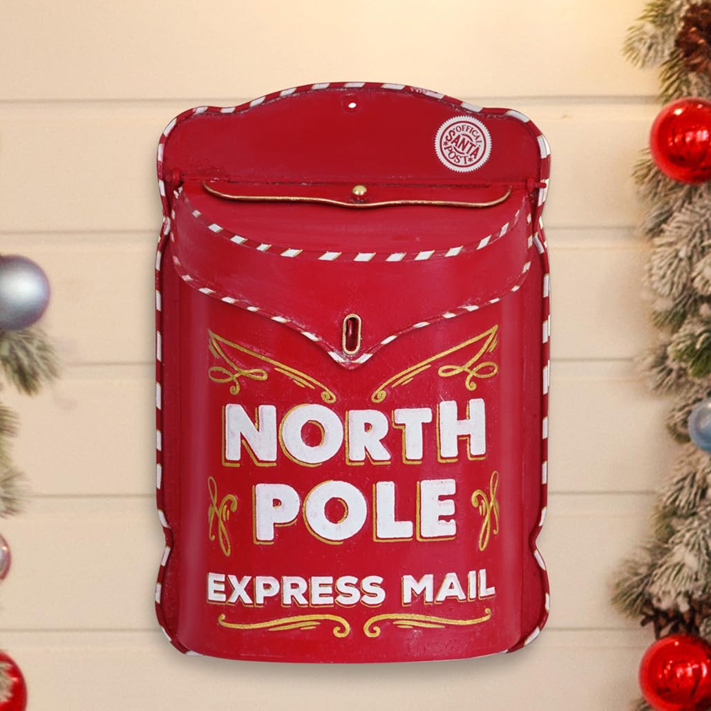 BIG FORTUNE Wall Mount Mailbox for House Outside Vintage Metal Door Mailbox