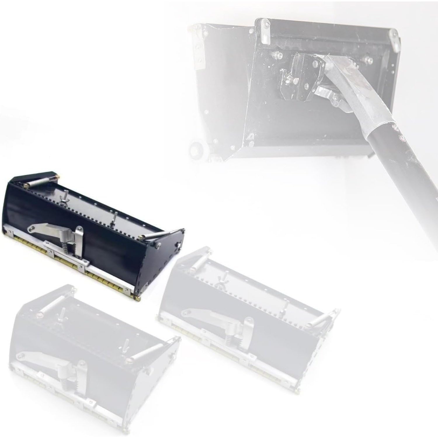 Ensemble de boîtes de finition pour cloisons sèches, lames en acier inoxydable de 20,3 à 25,4 à 30,5 cm, avec manche d'extension, idéal pour la rénovation commerciale et résidentielle
