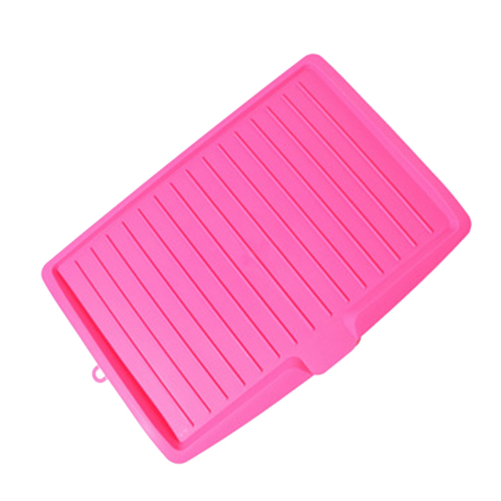 Luxet - Alfombrilla De Silicona Para Secar Platos Con Labio De Drenaje Integrado, Almohadilla