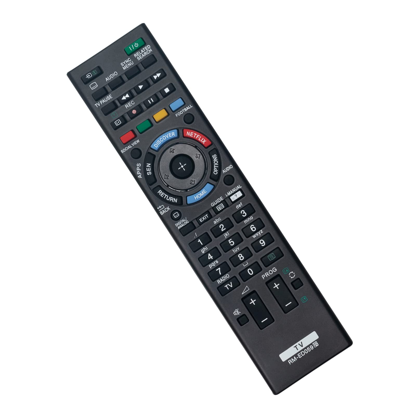 RM-ED059 RM-ED058 Replacement Remote Control -VINABTY-Fit for Sony Bravia TV RMED059 KDL-50W829B KDL-50W829B KDL-32W705B KDL-42W706B KDL-50W805B KDL-42W817B KDL-42W805B KDL-50W815B