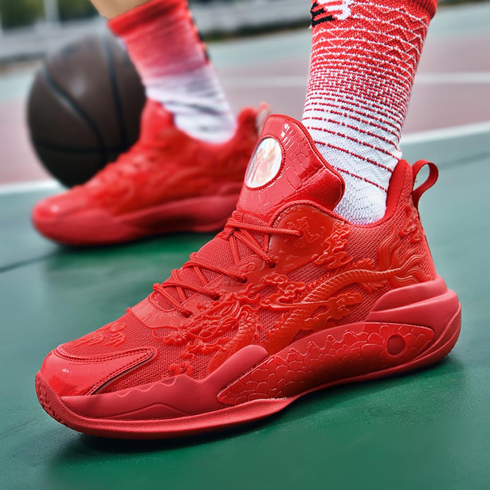 Męskie buty do koszykówki, buty sportowe, lekkie, oddychające, amortyzujące wstrząsy, męskie buty do koszykówki, do biegania, sportowe trampki, Mt D19, 42 EU