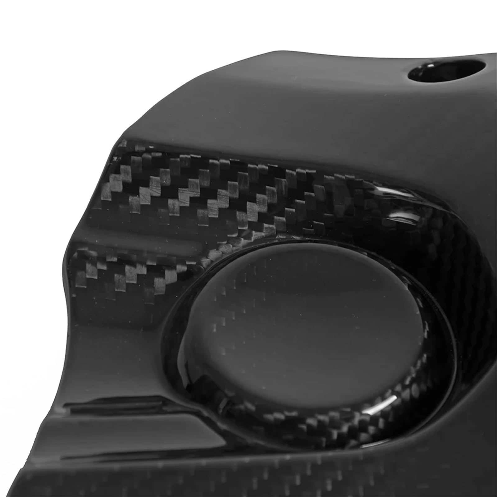 Moto Pignone Protezione Carenatura per pignone motore in fibra di carbonio per moto, adatta per YAMAHA MT 07 2018 2019
