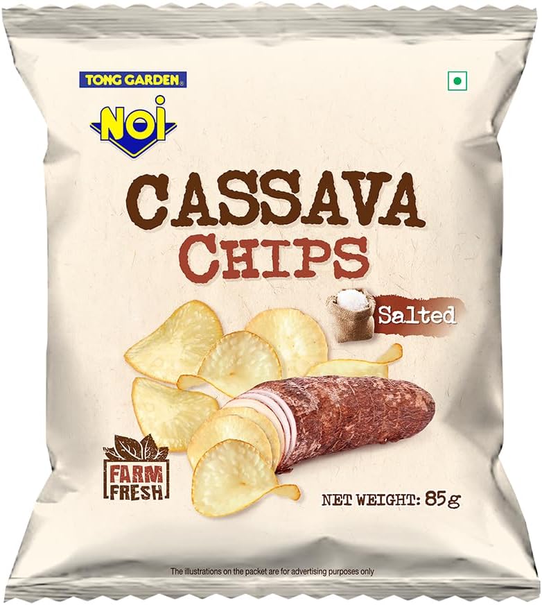 Tong Garden Noi 85g Salted Cassava Chips (Pack of 5)