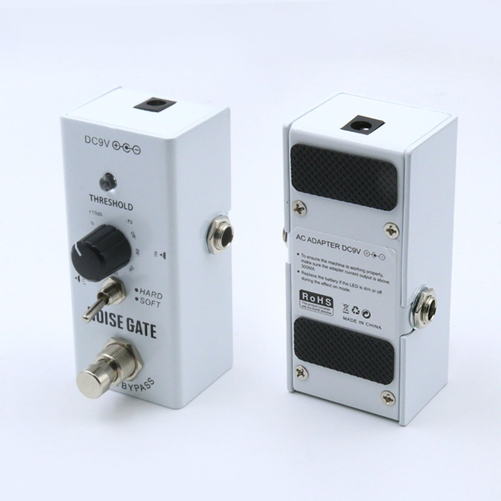 Pedal de control de ruido para guitarra, accesorio eléctrico con efecto supresor de puerta, accesorio de guitarra eléctrica