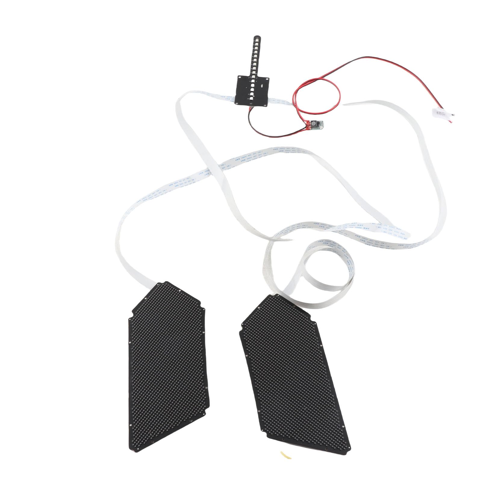 Mochila LED con pantalla ocular, resolución de 60x96, aplicación Bluetooth, pantalla de visualización programable para mochila de coche, DC12V