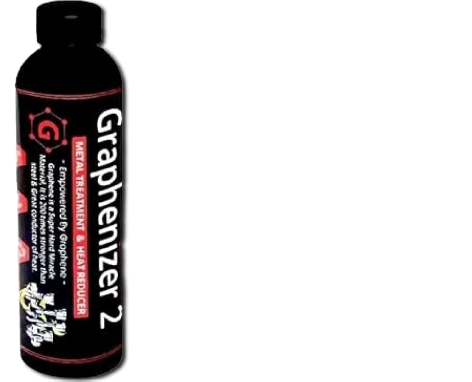 Graphenizer 2 - formulation intended to enhance engine performance by reducing friction, increasing the engine life and th...