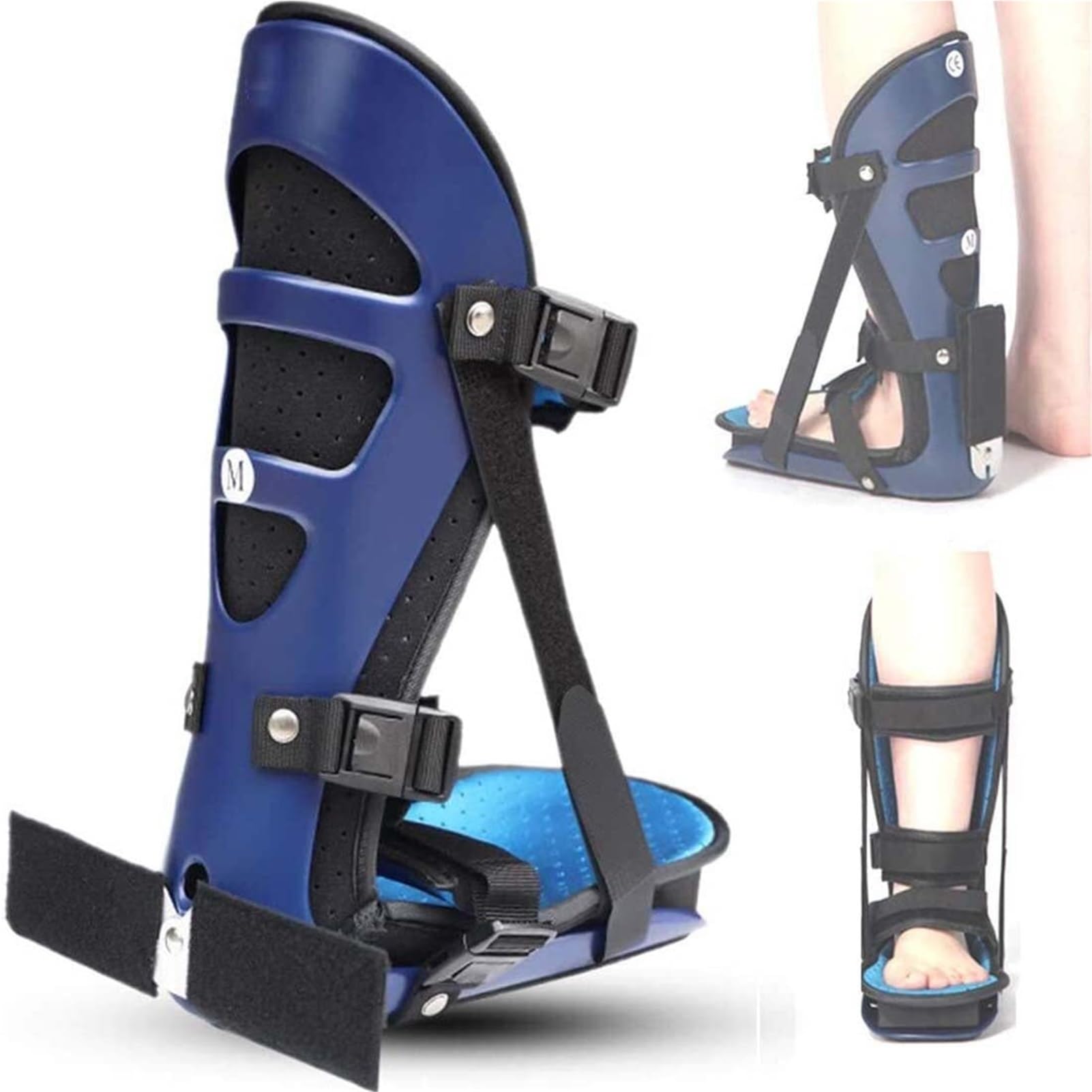 Bota elástica for dormir: férula nocturna for fascitis plantar, férula ajustable for tendinitis de Aquiles, se adapta al pie derecho o izquierdo for aliviar el dolor, el dolor de pies y el estiramient