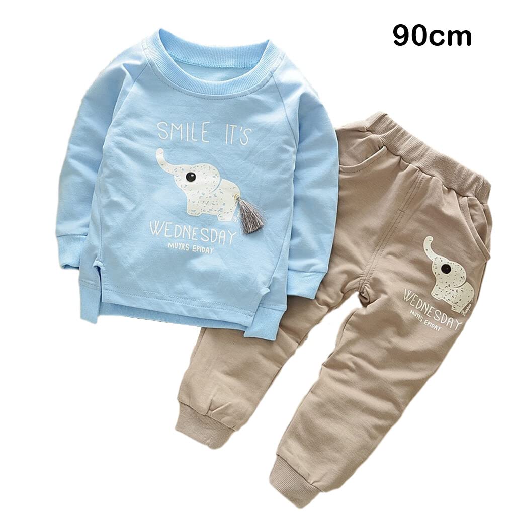 Frühling Herbst Kinder Kleidung Casual Stil Jungen Outfits Baby Kleidung Set Langarm Tops Hosen Pullover Zwei Stücke