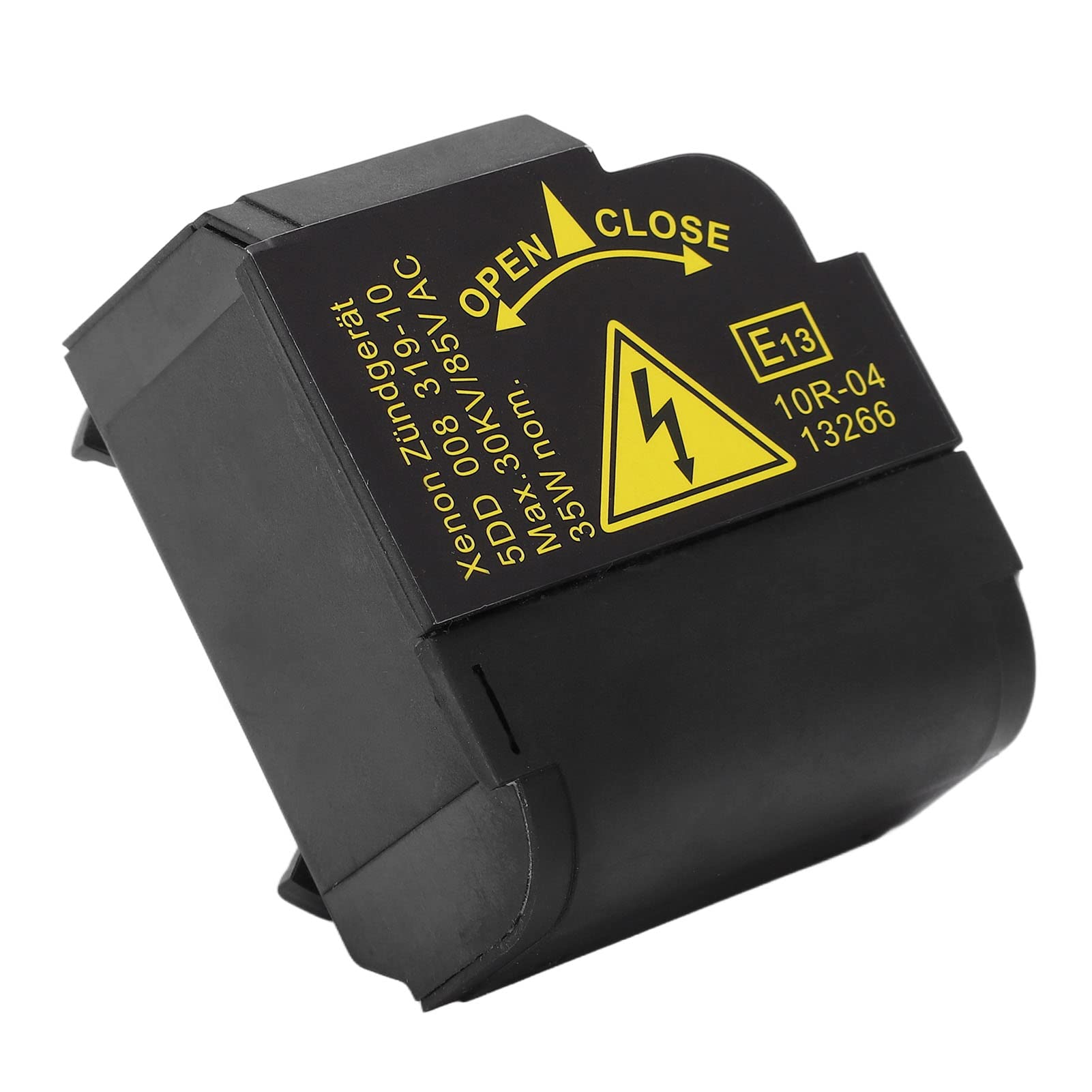Qiilu HID Xenon Bombilla Igniter Ballast Headlight Starter, Xenon Headlight Igniter Module C2S15080 Reemplazo para 5 Series E60 525i M54 2004‑2005(Negro)