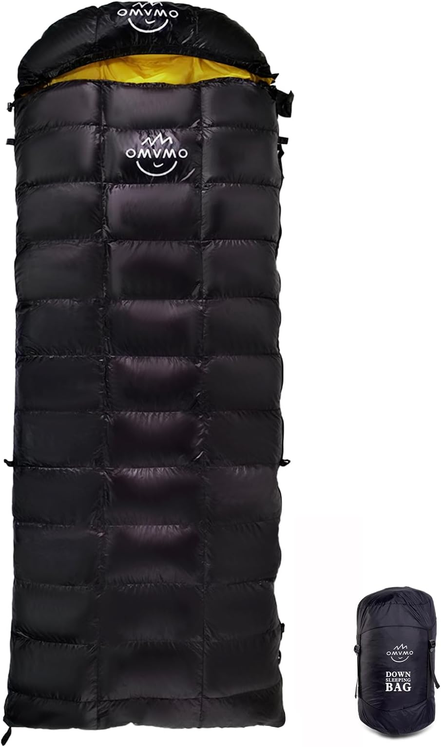0 20 Degrees F Down Sleeping Bag for Adults,4 Season Rectangle Down Sleeping Bag for Camping Hiking
