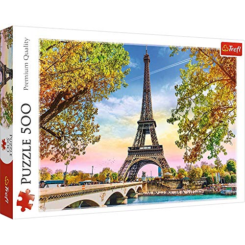 Trefl 916 37330 Romantisches EA 500 Teile, Premium Quality, fĂĽr Erwachsene und Kinder AB 10 Jahren 500pcs Romantic Paris, Coloured