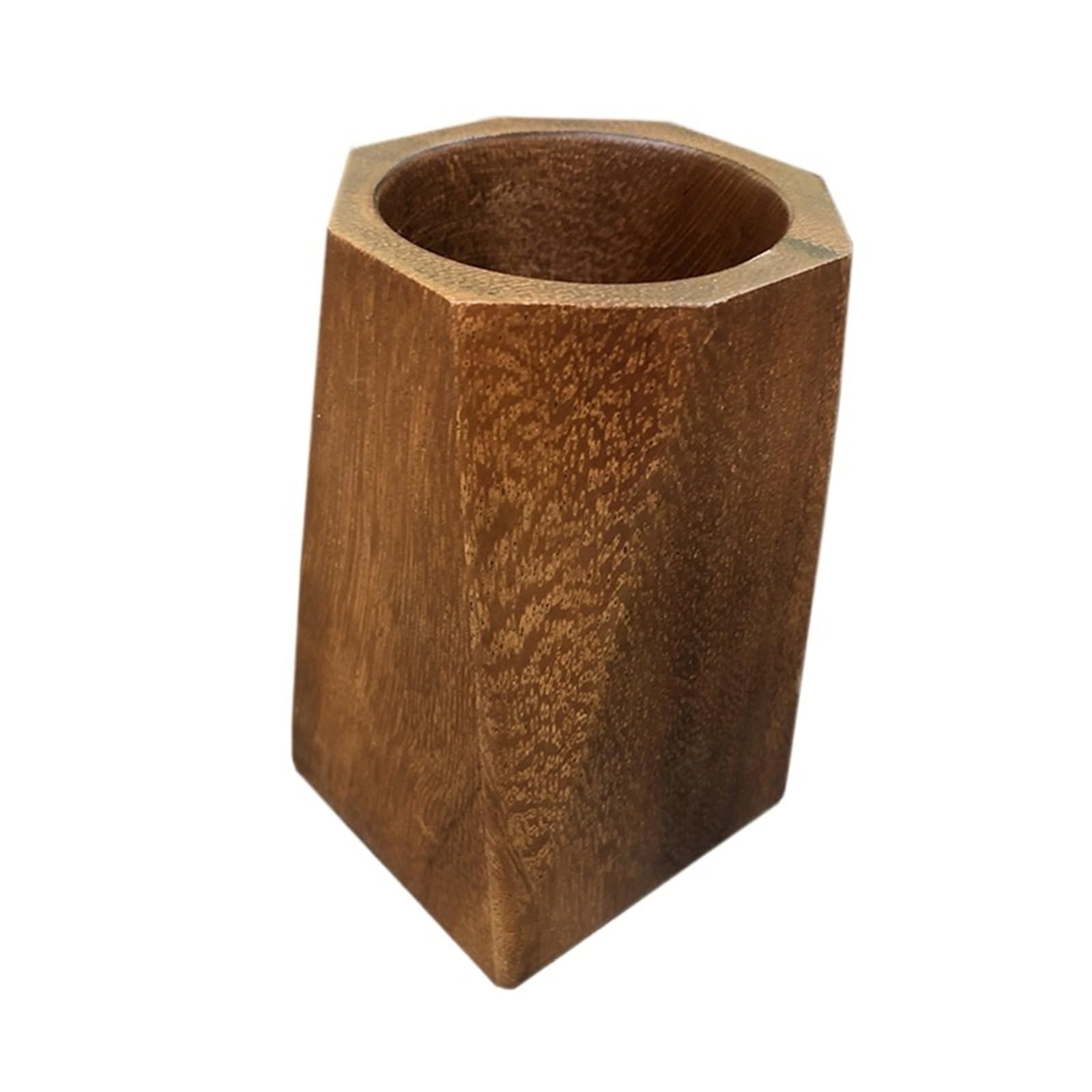 Porte-stylo multifonctionnel en bois pour un bureau d'étudiant ordonné