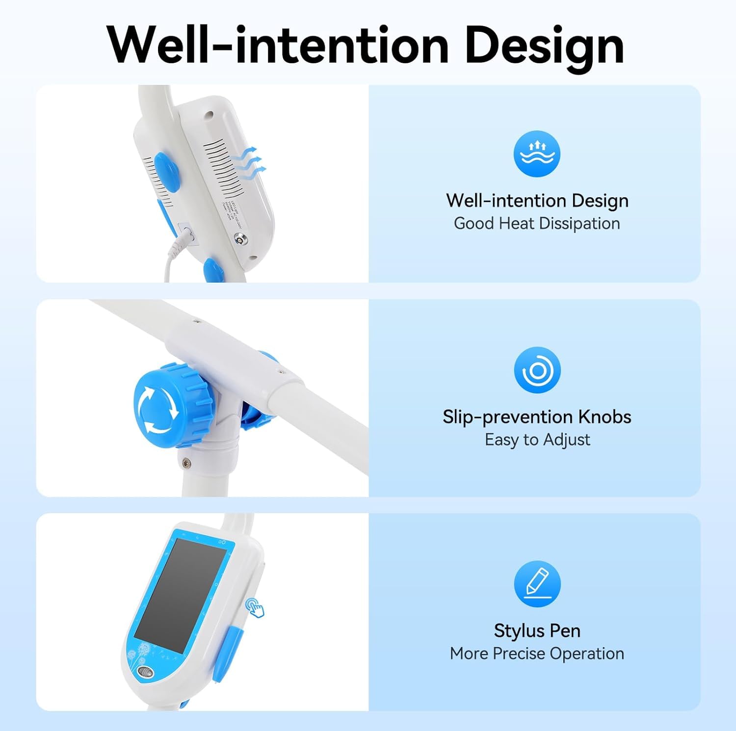 Dental Teeth Whitening Bleaching Lampe, Zahnärztlich LED Zahnbleaching Licht, Touchscreen Zahnweiß Zahnaufhellung Tooth Whitening Accelerator Gerät