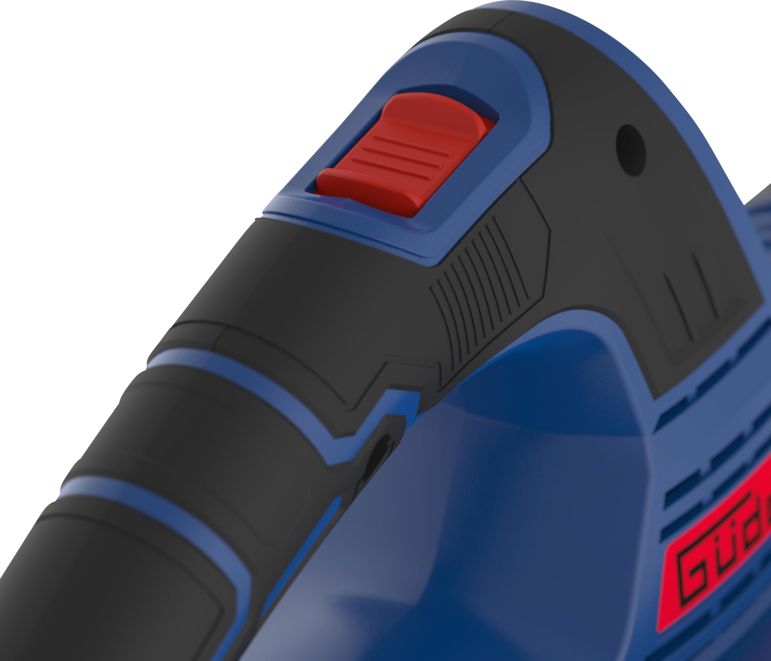 Güde Soplador de Hojas 58589 LB 18-201-05 (18 V, Easy Energy Exchange), Color Azul, Negro y Rojo