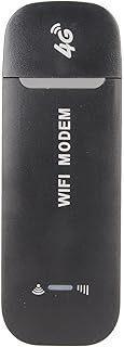 Unlocked Mini 4G Dongle with Sim Card Slot, 4G LTE USB WIFI Modem with B1/3/5 Support for Asia, Southeast Asia, Africa and Middle East (Black)