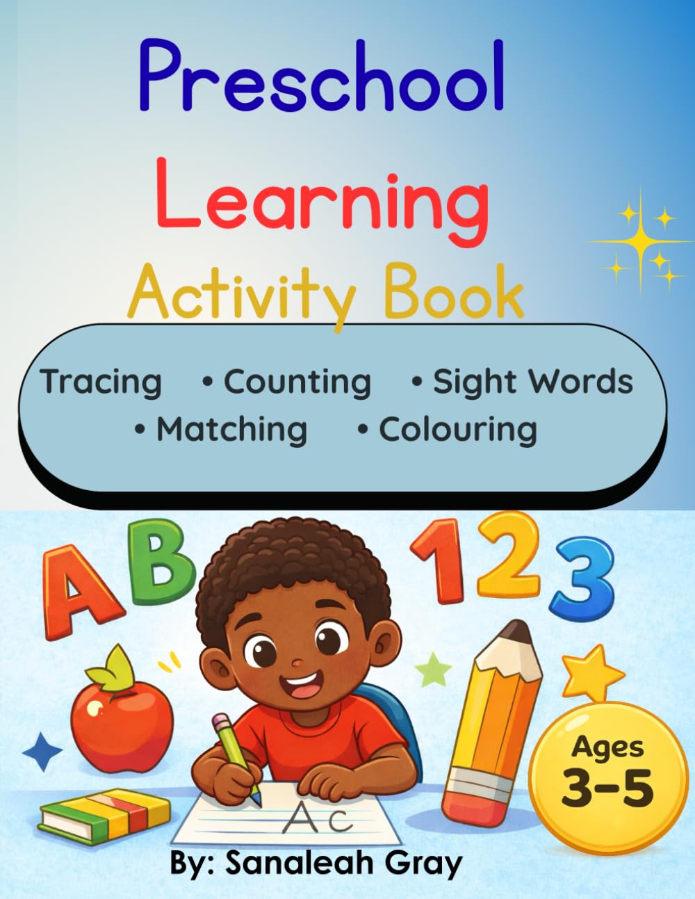Preschool learning Activity Book