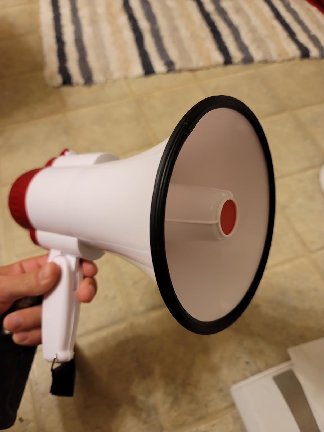 PlayRoute Megaphone Bullhorn | 30-Watt Bull Horn Plus Voice Changer for ...