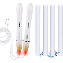 Dual Head Heating Stick LED Indicator Light Heating Stick USB Hand Warmer 42℃ Automatic Control Fast Heating Portable Carrying Outdoor Heating Tea/Coffee/Water, 2 Heaters+ 4 Pcs Drying Stick Dryer