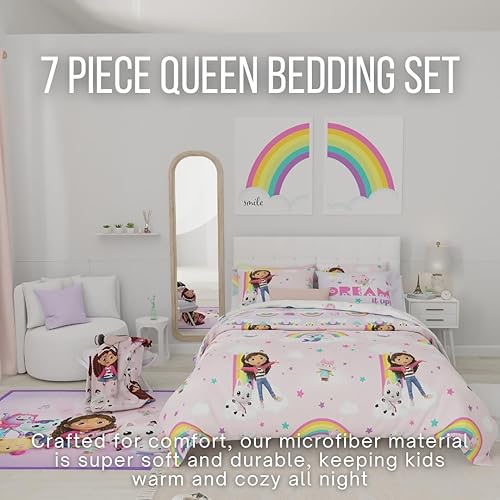 Miniatura 129 de Franco - Juego de edredón y sábanas supersuaves con funda, para niños, 7 piezas, tamaño matrimonial, Five Nights at Freddy's Cinco noches en Freddy's