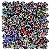 【Set Autocollant Neon Unique】224 pièces autocollantes aux motifs néon et graffiti, incluant 56 modèles de dinosaures. Ces designs personnalisés vibrants et tendance permettent de redynamiser vos objets et d'exprimer votre style avec une touche de fun et de glamour.