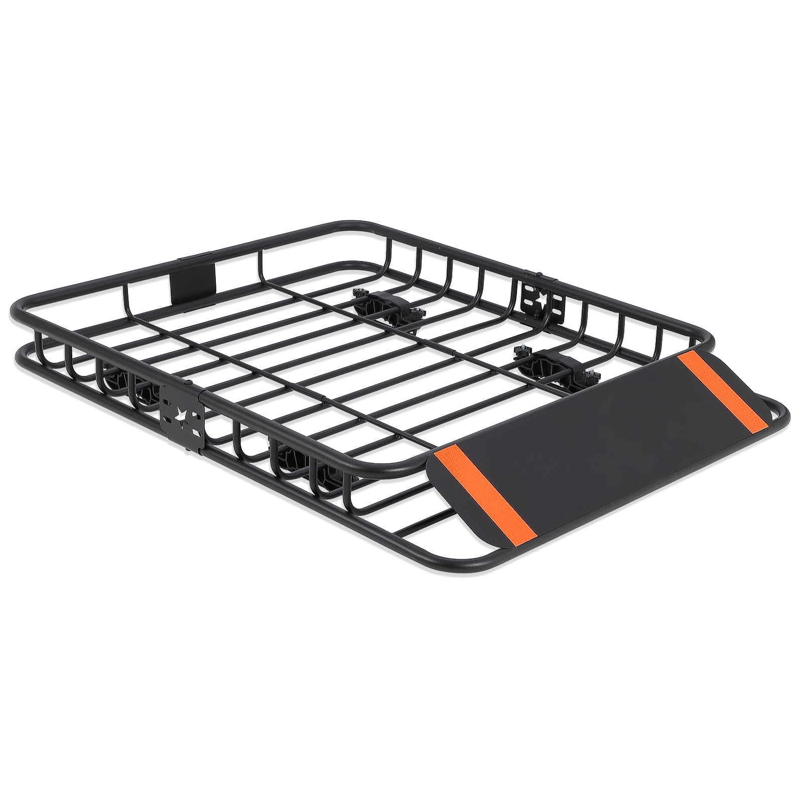 Garvee 117x91cm Heavy, Duty Roof Rack with 200Lb, apacity, Rooftop, Argo | arrier Basket with Extension, Durable Steel, onstruction, Suitable for, ars and SUVs, Travel and, amping