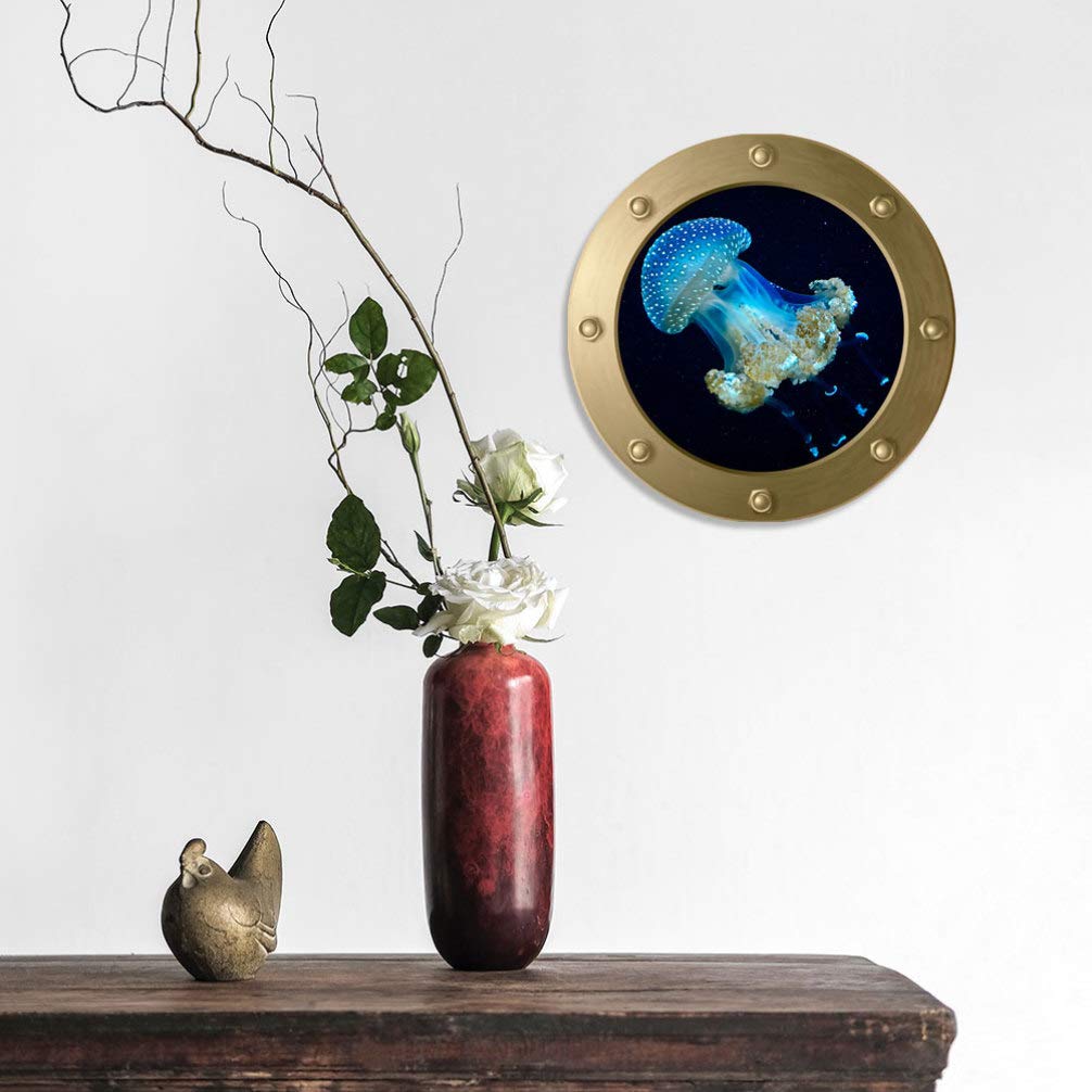 VOSAREA Pegatinas Decorativas De Medusas Para Pared y Ventana Adhesivos De Vida Marina Para Habitación Infantil Salón y Dormitorio