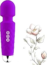 OBSYDIUM Massager for Women With 20 Different Vibration Patterns And 8 Type Of Variable Speeds Rechargeable, Waterproof And Portable Personal Body Massager (Purple)