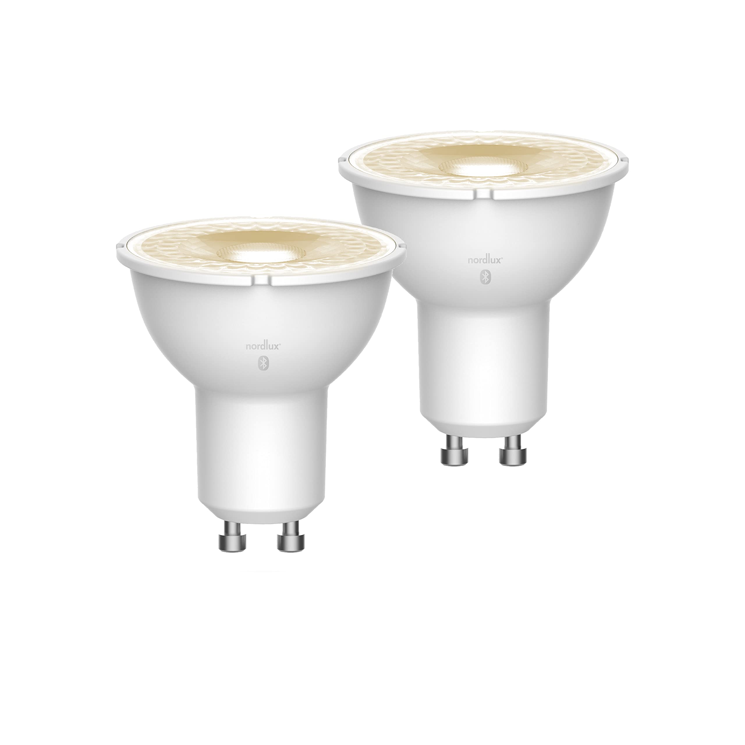 Nordlux Smart Home żarówka LED GU10 zestaw 2 szt. 450 lm 2200-6500 K 4,5 W 80Ra 36° sterowanie za pomocą aplikacji 5 x 5 x 5,5 cm
