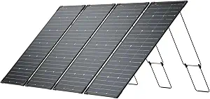 EF ECOFLOW 4-Pack 125W Bifacial Modular Solar Panels, Waterproof, Adjustable Support for Camping, RVs & Home