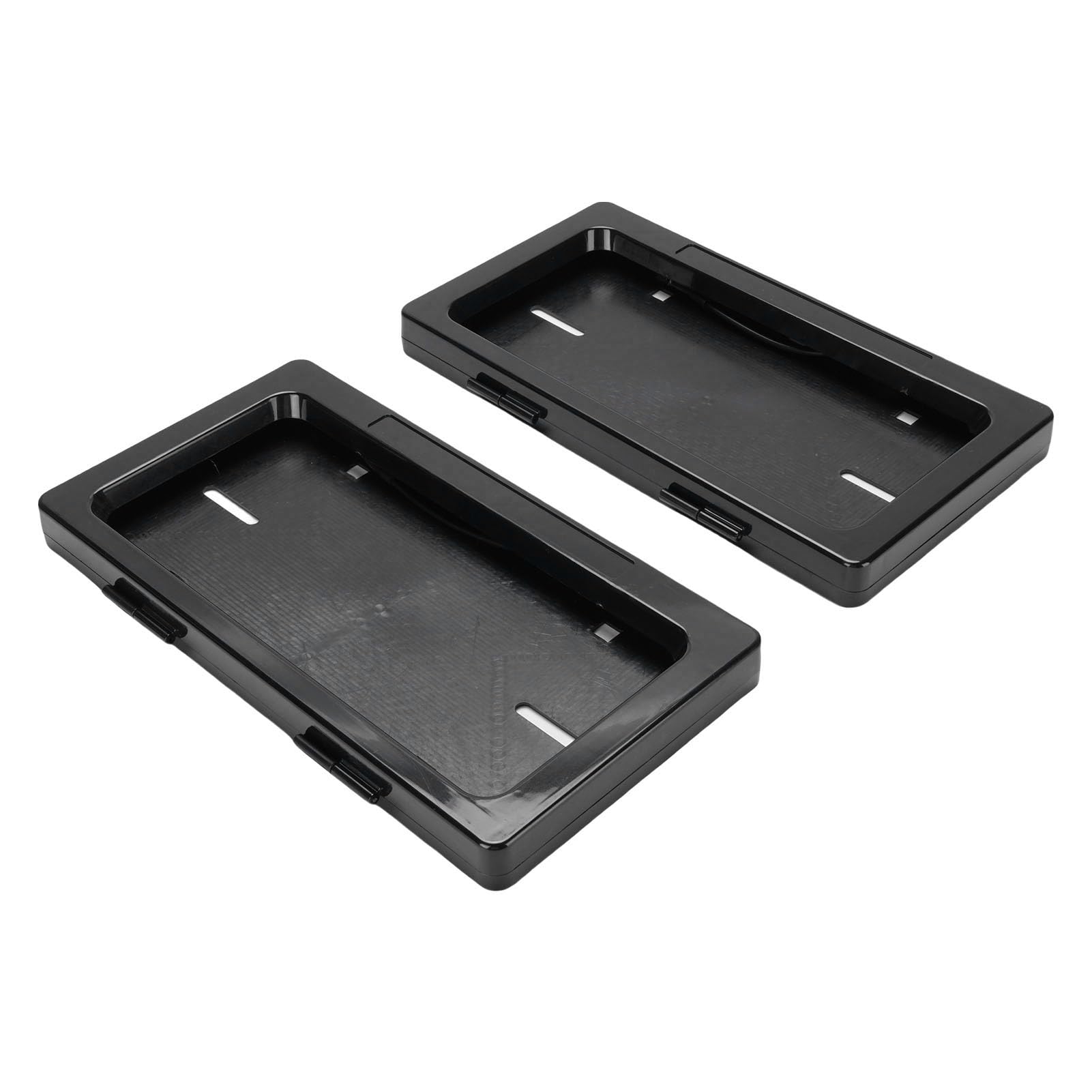 2PCS Black ABS Płyta Rejestracyjna Uchwyt Ramy dla Samochodów z Zdalnym Sterowaniem Pojazdem Elektrycznym Płyta Rejestracyjna Pokrycie Samochodu Protektor Rejestracyjny