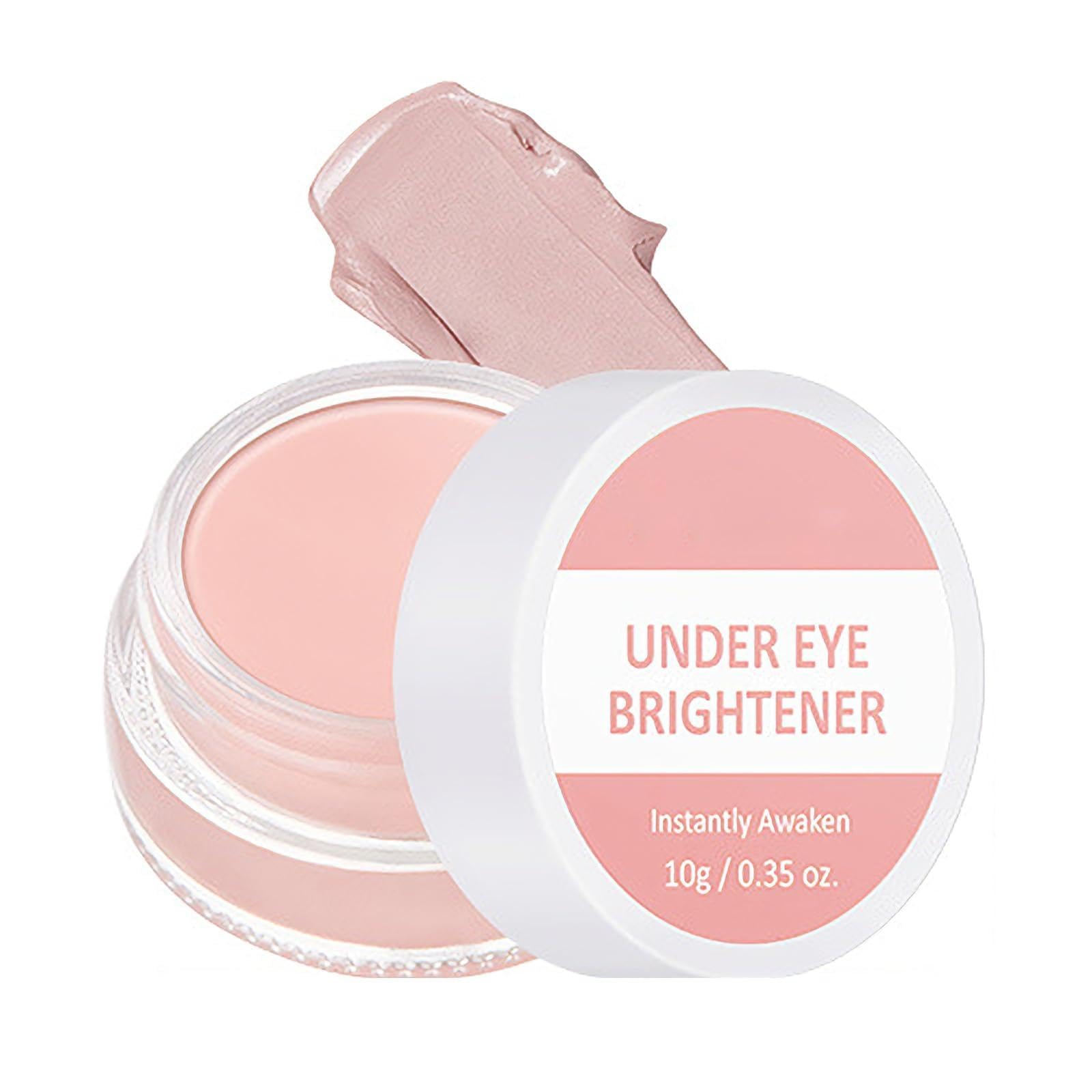 Pink Under Eye Brightener Concealer Tired Skin Color Correcting Brightener Primer Lightweight Undereye Brightening Cream Under-eye Brightener Primer