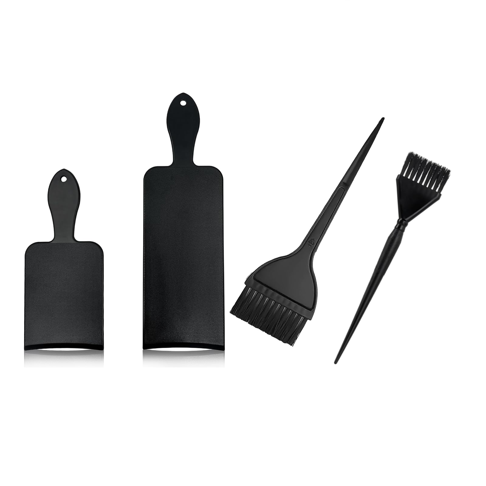 4 Pcs Hair Colour Brush Set, Hair Highlighting Kit for Balayage Application, Root Touch-up Tools with Dye Brushes, Professional and Home Hair Coloring Accessories-image-4