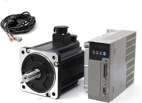 GTPBAO servo CNC 110ST-M06030 AC Servo Motor with Servo Driver Kit 1.8KW 6N.M 3000RPM 19mm Shaft Servo Motor 110x110mm Flange Servo Motor Industrial Controller