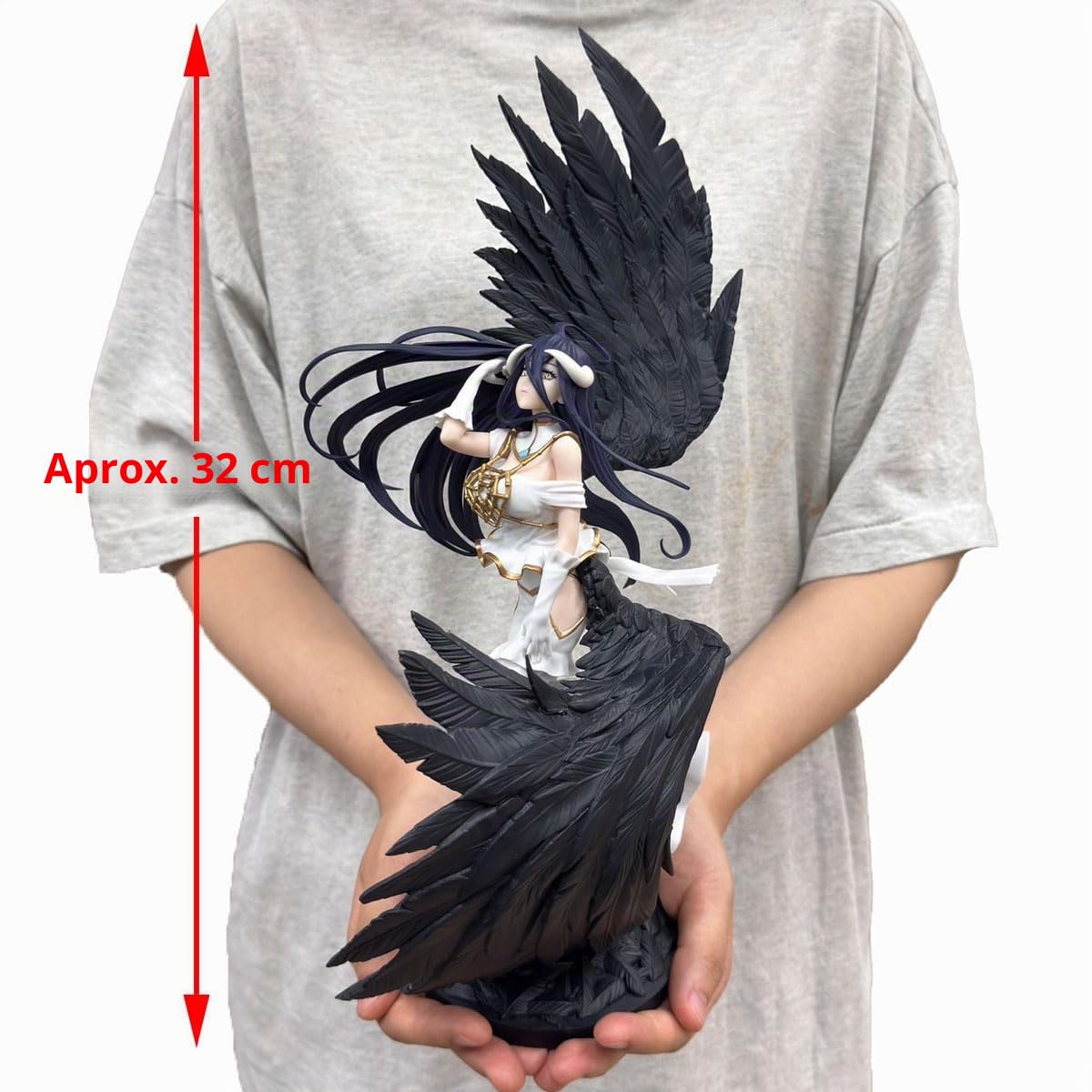 Banpresto Figura de Accion Albedo Overlord - Banpresto Evolve-Empress of Darkness 4cm - BP30026P Multicolor - Figura Coleccionable - Ideal para los fanáticos del Anime