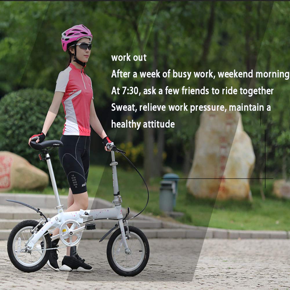 Amazon | 折りたたみ自転車アルミ合金412男性と女性の大人のミニ自転車