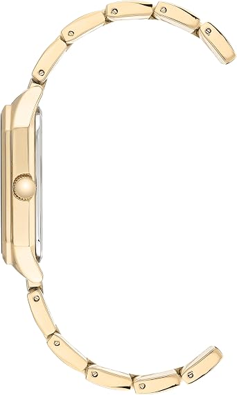 Anne Klein Women's Bracelet Watch, Gold/Black, AK/3774BKGB