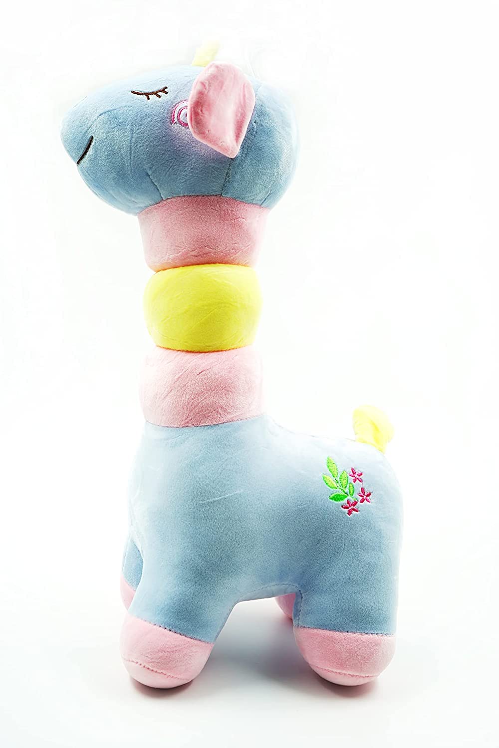 Giraffe Standing Soft Toy Lovely Giraffe Dear Baby Kid Birthday Party Gift Animal Dolls Soft Plush Toy (Color-Blue) (Size 45cm Big) (Pack of 1)