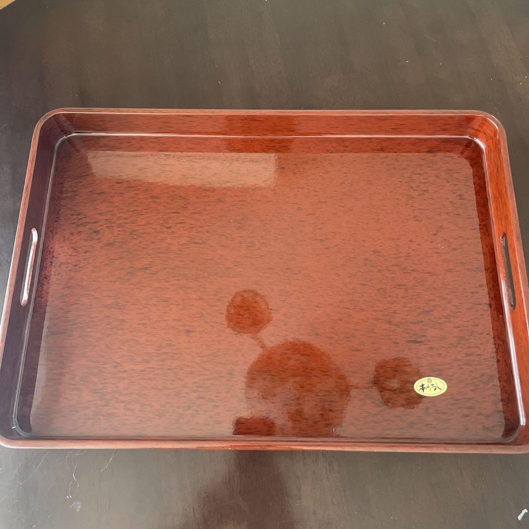 Amazon.co.jp: 山中塗 本漆 長方盆 長盆 脇取盆 : ホーム＆キッチン 