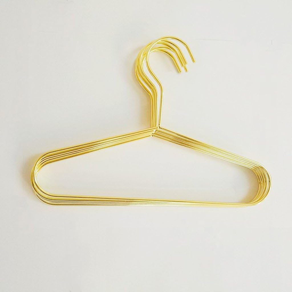 Coat Hangers,Clothes Organizer,Pack of 5 Metal Clothes Hangers for Baby Children Trouser Hangers Coat Hangers Skirt Hanger for Wardrobe