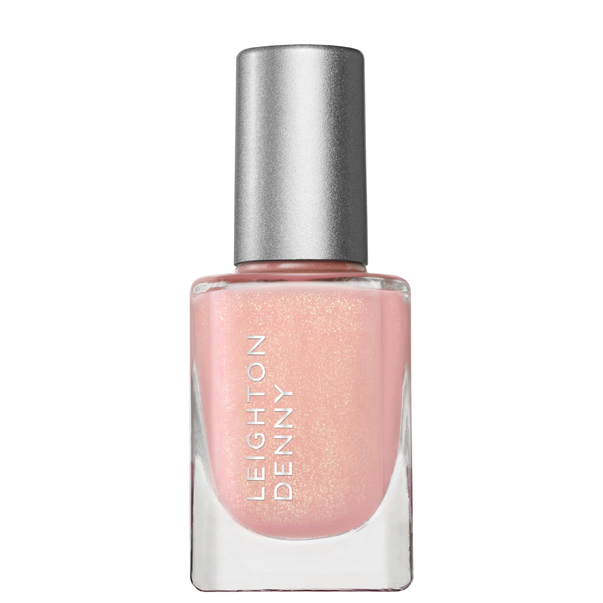 LEIGHTON DENNY Nail Polish | Rose Veil | shimmering pink semi-sheer nail polish | vegan