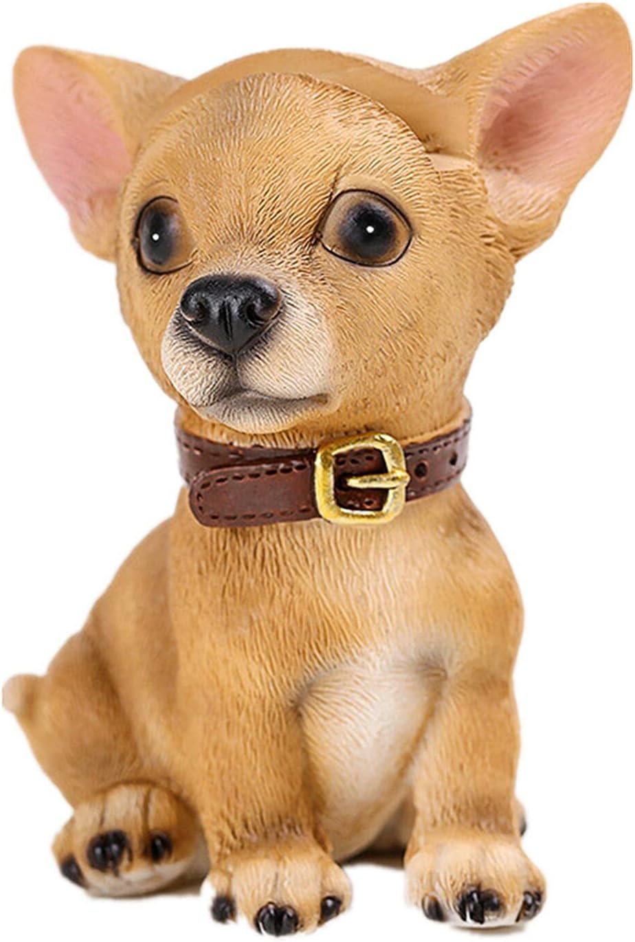 Puppy Dog Glasses Holder Stand Eyeglass Stand - Home Office Decorative Glasses Accessories (Khaki)