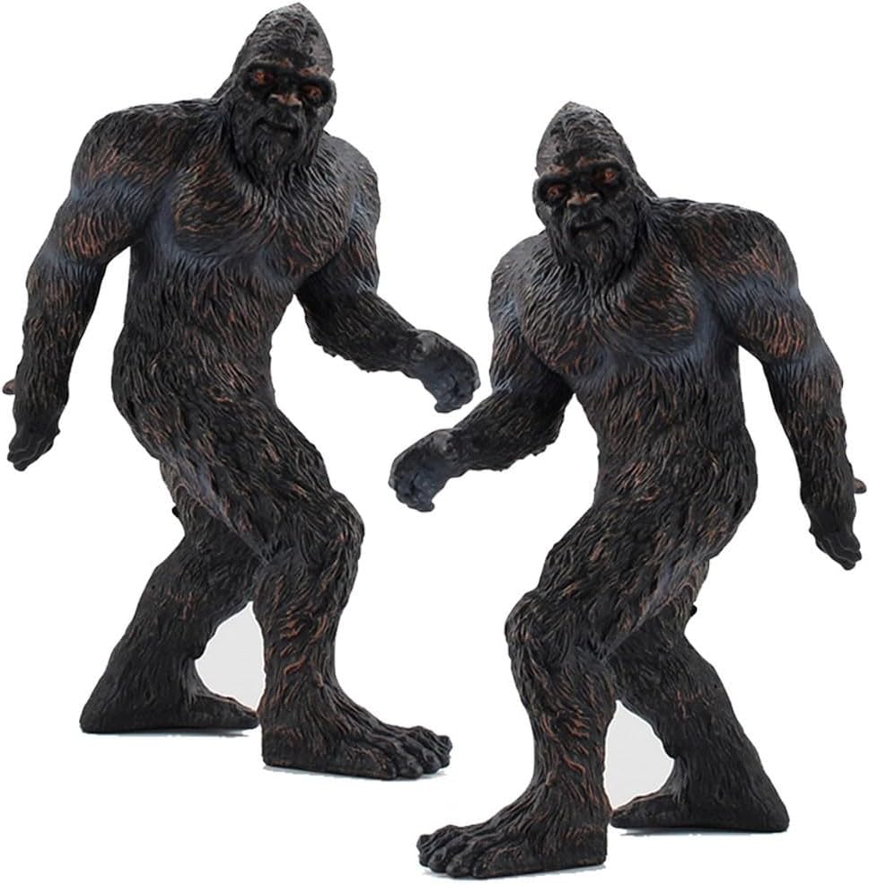 2Pcs Compatible with Bigfoot Action Figure Collectible Statue Decor Figurine Weird Gift Figure Statue