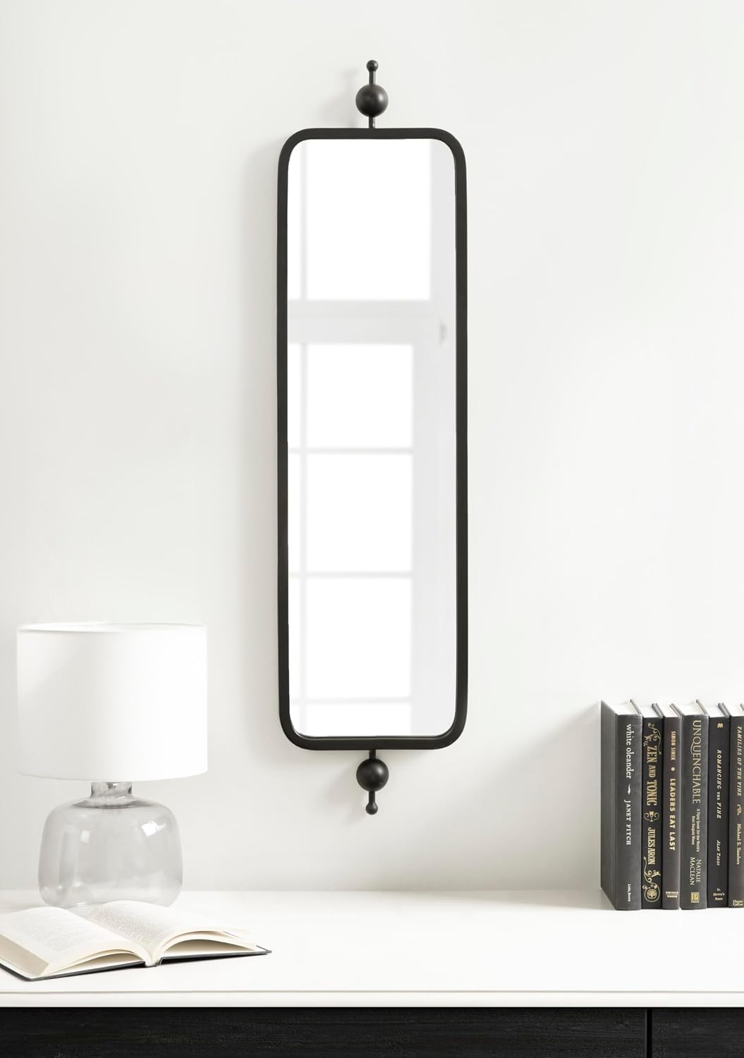 Kate and Laurel Kasota Slim Panel Wall Mirror