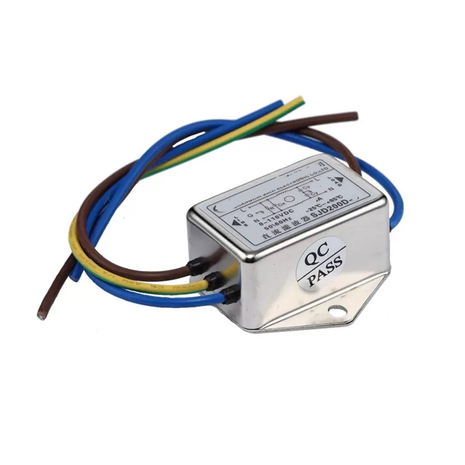 Filtro de potencia SJD200D-6A reduce interferencias en sistemas de 24V y 48V