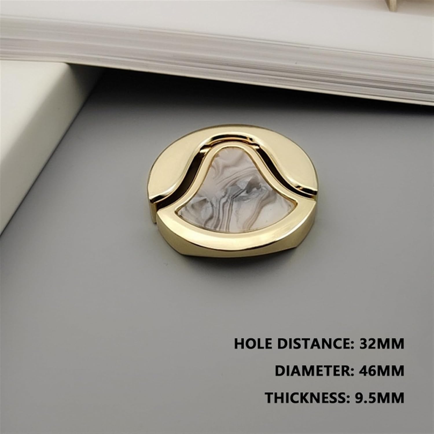 Zinc Alloy Handle 32mm Drawer Door Knobs Handles Cupboard Wardrobe Pulls Furniture Hardware Kitchen Cabinet Door Handles 1Pcs (Color : MBS128-38)