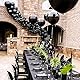 BELSVOR 50 Stück Luftballons, Luftballons Geburtstag, 50 Stück (50 Stück Schwarz Luftballons), Luftballon für Geburtstags/Hochzeits/Party/Weihnachtsdekorationen, 12 Zoll Latexballons
