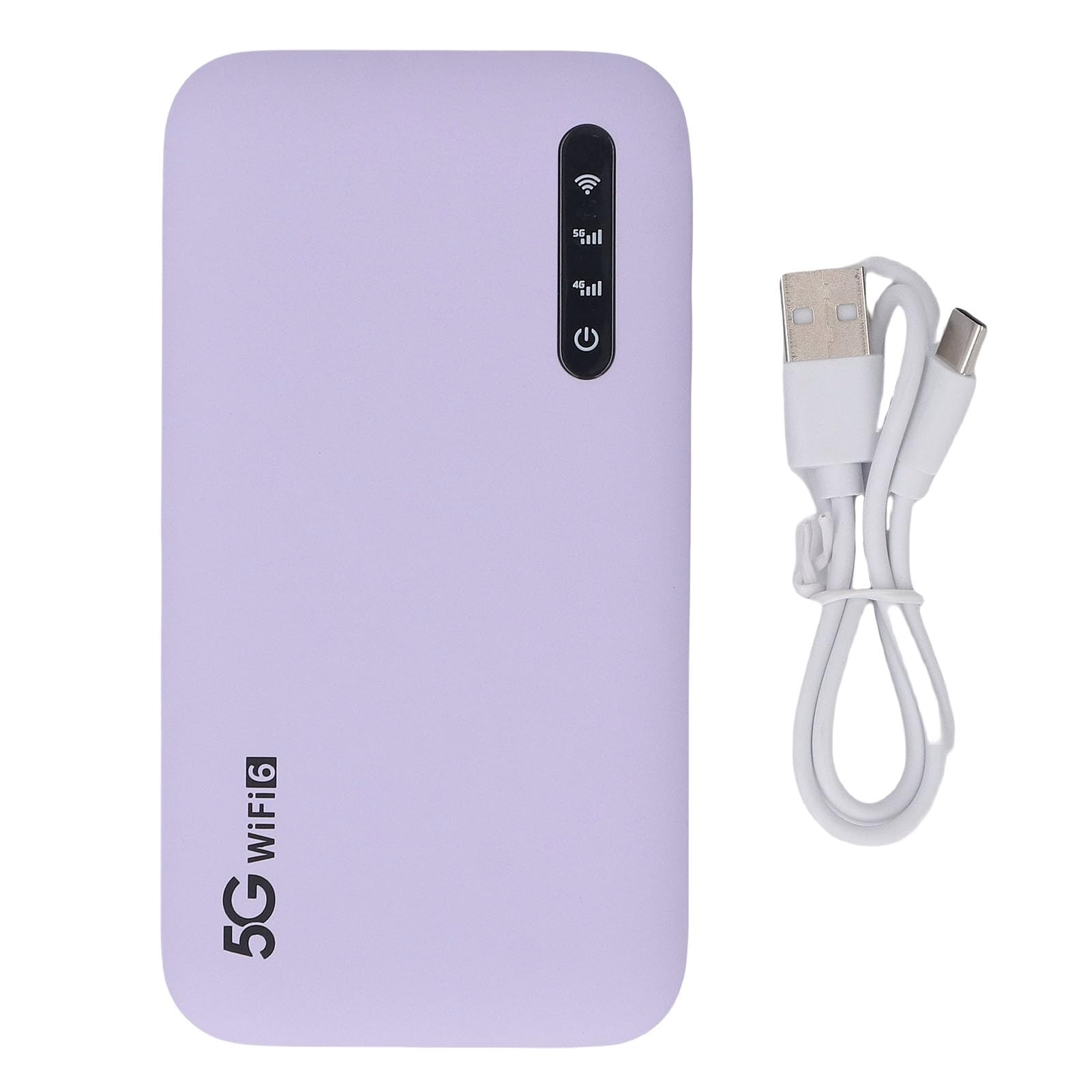 5G WiFi Mobile Hotspot-Gerät, Tragbares WLAN für Reisen, mit Multitrier-Netzwerk, Verbinden Sie Bis zu 16 Geräte, die in 6100-mAh Eingebaut Sind