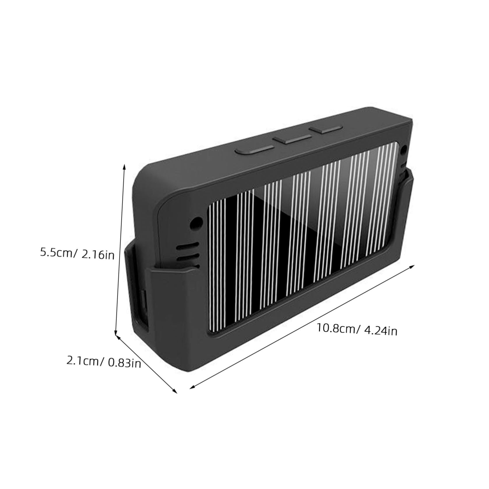 Sistema di Monitoraggio Pressione Pneumatici Solare Wireless per Camion e Autobus Sensori Esterni, Allarme Visivo e Acustico, Materiale ABS Pc, Pressione Max